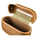 iCarer Piękne Skórzane Etui do AirPods Pro khaki