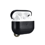 iCarer Piękne Skórzane Etui do AirPods Pro czarne