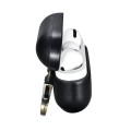 iCarer Piękne Skórzane Etui do AirPods Pro czarne