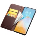 Skórzane Etui QIALINO do Huawei P40 Pro brązowe