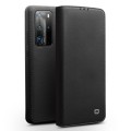 Skórzane Etui QIALINO do Huawei P40 Pro czarne