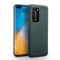 Skórzane Etui Plecki QIALINO do Huawei P40 Pro zielone