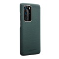 Skórzane Etui Plecki QIALINO do Huawei P40 Pro zielone