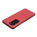 Skórzane Etui Plecki QIALINO do Huawei P40 Pro czerwone