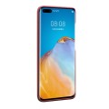 Skórzane Etui Plecki QIALINO do Huawei P40 Pro czerwone