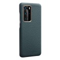 Skórzane Etui Plecki QIALINO do Huawei P40 Pro zielone