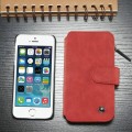 Pokrowiec Portfel CASEME do iPhone 5, 5S, SE czerwony