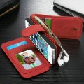Pokrowiec Portfel CASEME do iPhone 5, 5S, SE czerwony