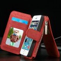 Pokrowiec Portfel CASEME do iPhone 5, 5S, SE czerwony
