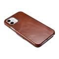 ICARER Skórzane Etui Pokrowiec iPhone 12 Mini brązowe