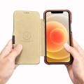 ICARER Skórzane Etui Pokrowiec iPhone 12 Mini brązowe