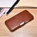 ICARER Skórzane Etui Pokrowiec iPhone 12 Mini brązowe