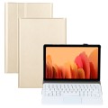 Etui z wyjmowaną klawiaturą z gładzikiem do Samsung Galaxy Tab A7 10.4 2020 złote