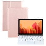 Etui z wyjmowaną klawiaturą z gładzikiem do Samsung Galaxy Tab A7 10.4 2020 różowe