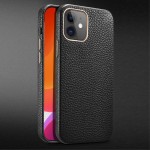 Skórzane Etui Obudowa  iPhone 12 Mini czarne