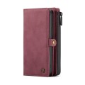 Etui Pokrowiec Portfel CASEME do iPhone 12 Mini czerwony/bordowy