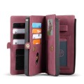 Etui Pokrowiec Portfel CASEME do iPhone 12 Mini czerwony/bordowy
