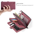 Etui Pokrowiec Portfel CASEME do iPhone 12 Mini czerwony/bordowy