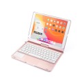 Podświetlana Obrotowa Klawiatura TouchPad iPad Pro 10.5 / Air 10.5 złoty róż