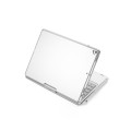 Podświetlana Obrotowa Klawiatura TouchPad iPad 10.2 7/8 srebrna