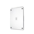Podświetlana Obrotowa Klawiatura TouchPad iPad 10.2 7/8 srebrna