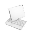 Podświetlana Obrotowa Klawiatura TouchPad iPad 10.2 7/8 srebrna