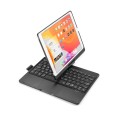 Podświetlana Obrotowa Klawiatura TouchPad do iPad 10.2 7/8 czarna