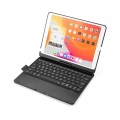 Podświetlana Obrotowa Klawiatura TouchPad do iPad 10.2 7/8 czarna