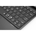 Podświetlana Obrotowa Klawiatura TouchPad do iPad 10.2 7/8 czarna