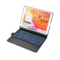 Podświetlana Obrotowa Klawiatura TouchPad do iPad 10.2 7/8 czarna