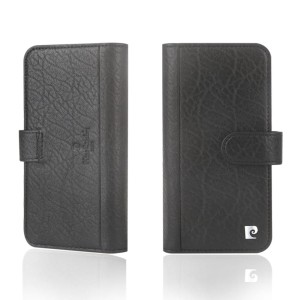 Skórzane Etui Portfel PIERRE CARDIN iPhone X czarne