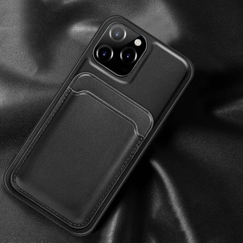 MUTURAL Etui + Magnetyczny portfel do iPhone 12 Mini czarny