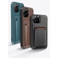 MUTURAL Etui + Magnetyczny portfel do iPhone 12 Mini czarny