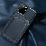 MUTURAL Etui + Magnetyczny portfel do iPhone 12 Mini niebieskie