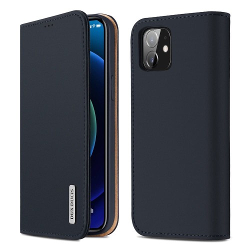 Etui Pokrowiec Dux Ducis do iPhone 12 Mini granatowy