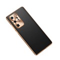 Skórzane Etui Obudowa do Huawei P40 Pro czarne