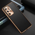 Skórzane Etui Obudowa do Huawei P40 Pro czarne