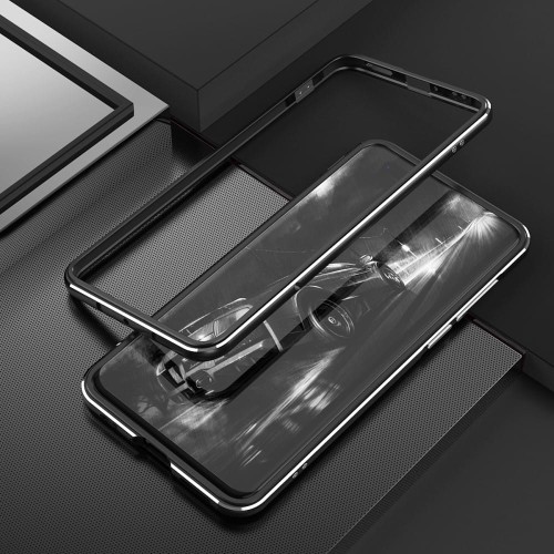 Metalowa Ramka Etui do Huawei P40 Pro czarna