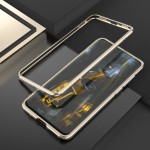 Metalowa Ramka Etui do Huawei P40 Pro złota