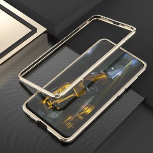 Metalowa Ramka Etui do Huawei P40 Pro złota