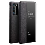 Skórzany Pokrowiec Smart Cover QIALINO do Huawei P40 Pro czarny