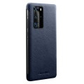 Skórzany Pokrowiec Smart Cover QIALINO do Huawei P40 Pro granatowe