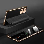 XOOMZ Skórzany Pokrowiec Smart Cover do Huawei P40 Pro czarny