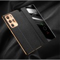 XOOMZ Skórzany Pokrowiec Smart Cover do Huawei P40 Pro czarny