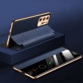 XOOMZ Skórzany Pokrowiec Smart Cover do Huawei P40 Pro niebieski