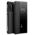 QIALINO Skórzany Pokrowiec Etui do Huawei P40 Pro czarny