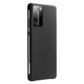 QIALINO Skórzany Pokrowiec Etui do Huawei P40 Pro czarny