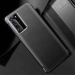 XOOMZ Skórzany Pokrowiec Smart Cover do Huawei P40 Pro czarny 