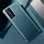 XOOMZ Skórzany Pokrowiec Smart Cover do Huawei P40 Pro zielony