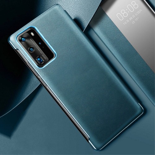 XOOMZ Skórzany Pokrowiec Smart Cover do Huawei P40 Pro zielony